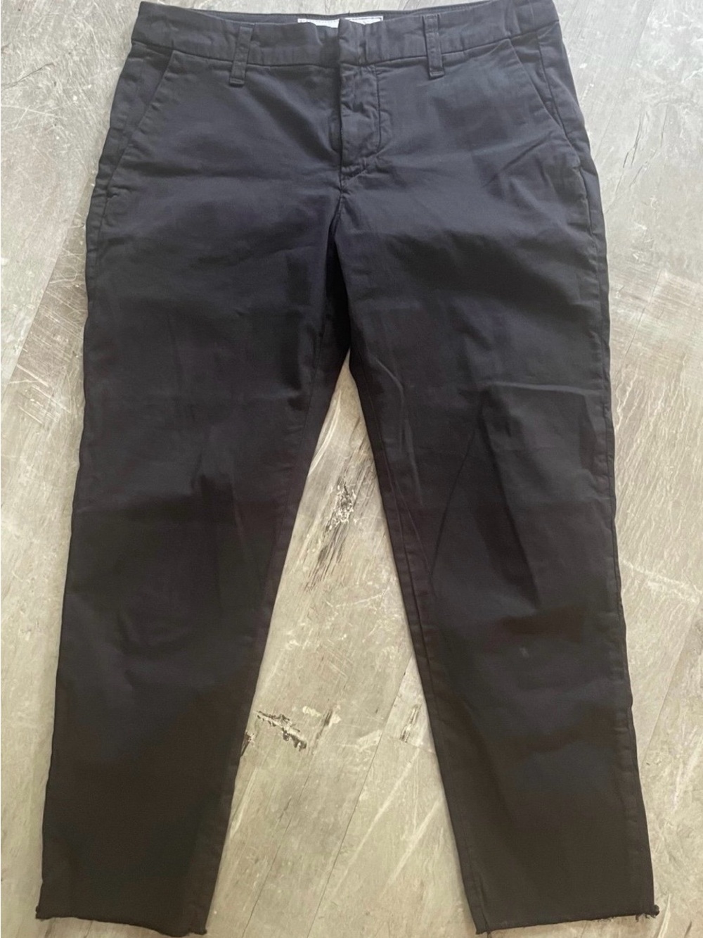 Frank & Eileen charcoal Cropped Chino Pants sz 4